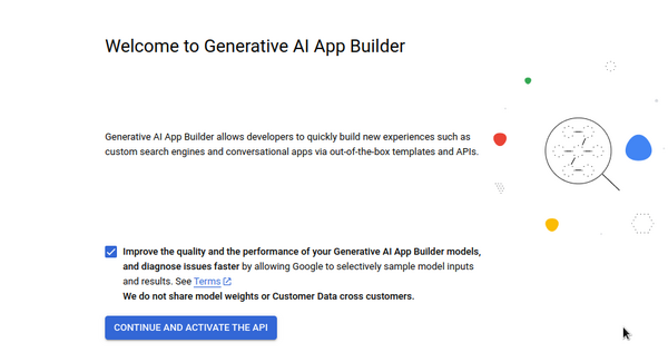 activation de l’API genbuilder