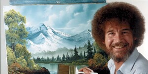 Bob Ross, la joie de la peinture