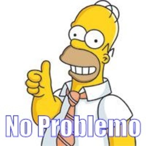 Home Simpson, no problemo