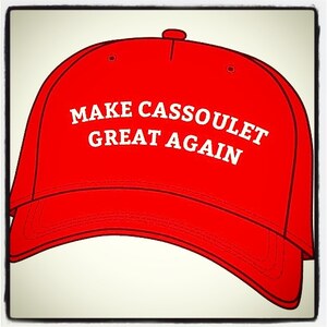 casquette , make cassoulet great again