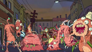 Rick and Morty, monstre de cronenberg 