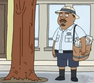rick and morty mailman, my man