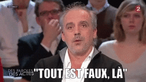 Philippe Poutou, tout est faux là