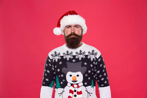 pull de Noël moche
