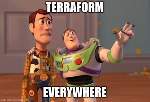 Buzz l’Éclair, Terraform everywhere